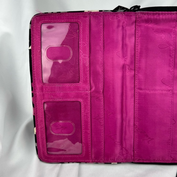 Vera Bradley Zip around Turn Lock Wallet - Northern Lights- Good Condition - Picture 13 of 16
